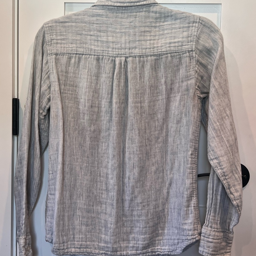 EMS, Light Gray Chambray Button-Up - image 2